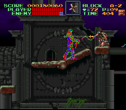 Super Castlevania 4 sur Super Nintendo - Niveau 10 : 시계탑