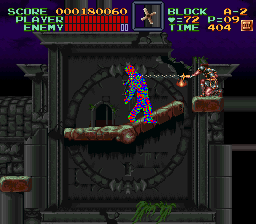 Super Castlevania 4 sur Super Nintendo - Niveau 10 : 시계탑
