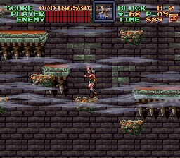 Super Castlevania 4 sur Super Nintendo - Niveau 11 : 지하 감옥 Super Castlevania 4 sur Super Nintendo - Niveau 11 : 지하 감옥