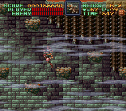 Super Castlevania 4 sur Super Nintendo - Niveau 11 : 지하 감옥 Super Castlevania 4 sur Super Nintendo - Niveau 11 : 지하 감옥