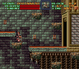 Super Castlevania 4 sur Super Nintendo - Niveau 11 : 지하 감옥 Super Castlevania 4 sur Super Nintendo - Niveau 11 : 지하 감옥