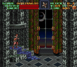 Super Castlevania 4 sur Super Nintendo - Niveau 11 : 지하 감옥 Super Castlevania 4 sur Super Nintendo - Niveau 11 : 지하 감옥