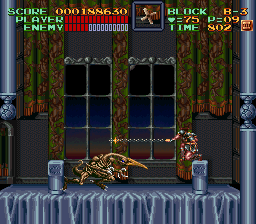 Super Castlevania 4 sur Super Nintendo - Niveau 11 : 지하 감옥 Super Castlevania 4 sur Super Nintendo - Niveau 11 : 지하 감옥