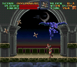 Super Castlevania 4 sur Super Nintendo - Niveau 11 : 지하 감옥 Super Castlevania 4 sur Super Nintendo - Niveau 11 : 지하 감옥