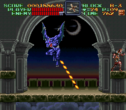 Super Castlevania 4 sur Super Nintendo - Niveau 11 : 지하 감옥 Super Castlevania 4 sur Super Nintendo - Niveau 11 : 지하 감옥