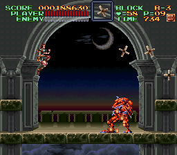 Super Castlevania 4 sur Super Nintendo - Niveau 11 : 지하 감옥 Super Castlevania 4 sur Super Nintendo - Niveau 11 : 지하 감옥