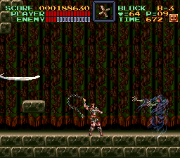 Super Castlevania 4 sur Super Nintendo - Niveau 11 : 지하 감옥 Super Castlevania 4 sur Super Nintendo - Niveau 11 : 지하 감옥