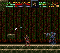 Super Castlevania 4 sur Super Nintendo - Niveau 11 : 지하 감옥 Super Castlevania 4 sur Super Nintendo - Niveau 11 : 지하 감옥