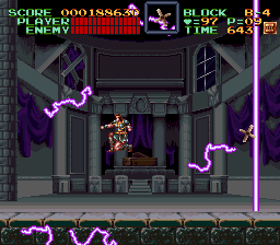 Super Castlevania 4 sur Super Nintendo - Niveau 11 : 지하 감옥 Super Castlevania 4 sur Super Nintendo - Niveau 11 : 지하 감옥