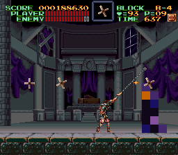 Super Castlevania 4 sur Super Nintendo - Niveau 11 : 지하 감옥 Super Castlevania 4 sur Super Nintendo - Niveau 11 : 지하 감옥