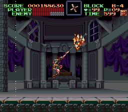 Super Castlevania 4 sur Super Nintendo - Niveau 11 : 지하 감옥 Super Castlevania 4 sur Super Nintendo - Niveau 11 : 지하 감옥