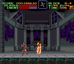Super Castlevania 4 sur Super Nintendo - Niveau 11 : 지하 감옥 Super Castlevania 4 sur Super Nintendo - Niveau 11 : 지하 감옥