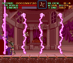 Super Castlevania 4 sur Super Nintendo - Niveau 11 : 지하 감옥 Super Castlevania 4 sur Super Nintendo - Niveau 11 : 지하 감옥