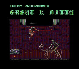 적 프로그래머 : Great K Nitta Super Castlevania 4 sur Super Nintendo - 에필로그 - 엔딩 - 크레딧