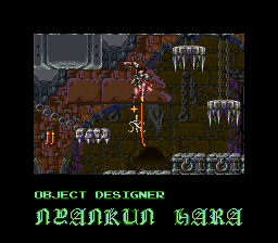 오브젝트 디자이너 : Nyankun Hara Super Castlevania 4 sur Super Nintendo - 에필로그 - 엔딩 - 크레딧