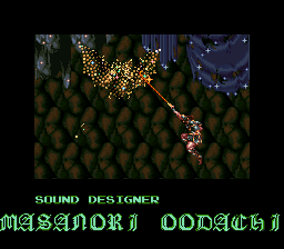 사운드 디자이너 : Masanori Oodachi Super Castlevania 4 sur Super Nintendo - 에필로그 - 엔딩 - 크레딧
