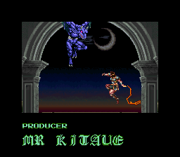프로듀서 : Mr Kitaue Super Castlevania 4 sur Super Nintendo - 에필로그 - 엔딩 - 크레딧