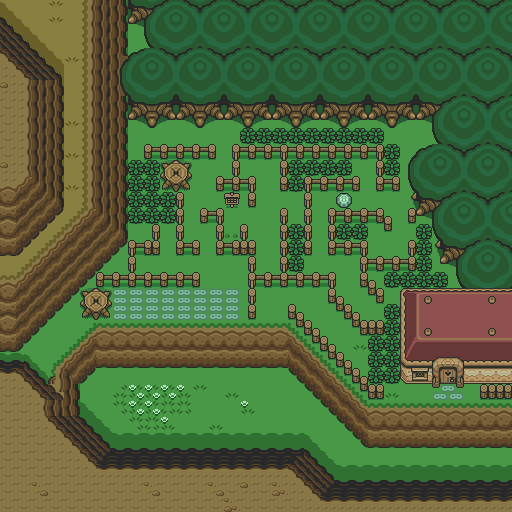 Zelda 3 ALTTP Super Nes : Carte du monde de lumière de Zelda III A Link To The Past sur Snes Mini et Game Boy Advance