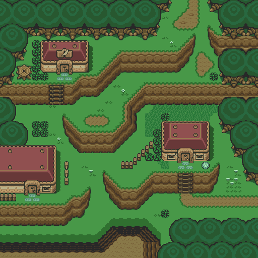 Zelda 3 ALTTP Super Nes : Carte du monde de lumière de Zelda III A Link To The Past sur Snes Mini et Game Boy Advance