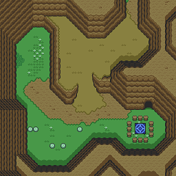 Zelda 3 ALTTP Super Nes : Carte du monde de lumière de Zelda III A Link To The Past sur Snes Mini et Game Boy Advance