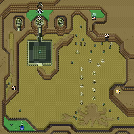Zelda 3 ALTTP Super Nes : Carte du monde de lumière de Zelda III A Link To The Past sur Snes Mini et Game Boy Advance