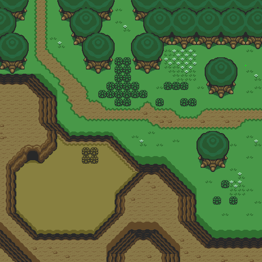 Zelda 3 ALTTP Super Nes : Carte du monde de lumière de Zelda III A Link To The Past sur Snes Mini et Game Boy Advance