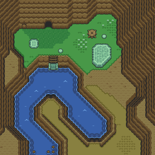 Zelda 3 ALTTP Super Nes : Carte du monde de lumière de Zelda III A Link To The Past sur Snes Mini et Game Boy Advance
