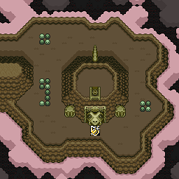 Zelda 3 ALTTP Super Nes : Carte du monde de lumière de Zelda III A Link To The Past sur Snes Mini et Game Boy Advance