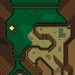 Zelda 3 ALTTP Super Nes : Carte du monde de lumière de Zelda III A Link To The Past sur Snes Mini et Game Boy Advance