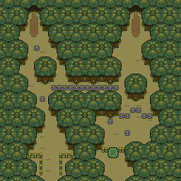 Zelda 3 ALTTP Super Nes : Carte du monde de lumière de Zelda III A Link To The Past sur Snes Mini et Game Boy Advance
