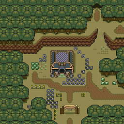 Zelda 3 ALTTP Super Nes : Carte du monde de lumière de Zelda III A Link To The Past sur Snes Mini et Game Boy Advance