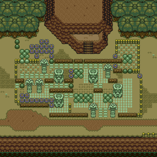 Zelda 3 ALTTP Super Nes : Carte du monde de lumière de Zelda III A Link To The Past sur Snes Mini et Game Boy Advance