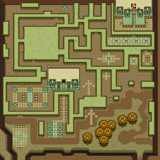 Zelda 3 ALTTP Super Nes : Carte du monde de lumière de Zelda III A Link To The Past sur Snes Mini et Game Boy Advance