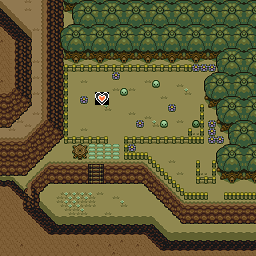 Zelda 3 ALTTP Super Nes : Carte du monde de lumière de Zelda III A Link To The Past sur Snes Mini et Game Boy Advance