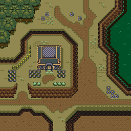 Zelda 3 ALTTP Super Nes : Carte du monde de lumière de Zelda III A Link To The Past sur Snes Mini et Game Boy Advance