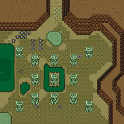 Zelda 3 ALTTP Super Nes : Carte du monde de lumière de Zelda III A Link To The Past sur Snes Mini et Game Boy Advance