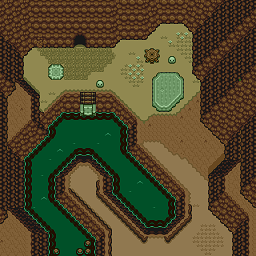 Zelda 3 ALTTP Super Nes : Carte du monde de lumière de Zelda III A Link To The Past sur Snes Mini et Game Boy Advance