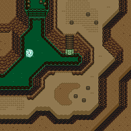 Zelda 3 ALTTP Super Nes : Carte du monde de lumière de Zelda III A Link To The Past sur Snes Mini et Game Boy Advance