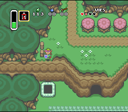 Hop ! Dans le trou. Soluce de Zelda 3 a Link to the Past sur Super Nes : Avant le palais du premier médaillon (gba, Snes, super nintendo)