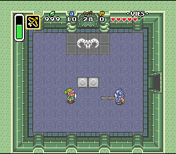পরপর ২টি তীর এবং একটি অন্ধ চোখ। Soluce de Zelda 3 a Link to the Past sur Super Nes : ইস্টার্ন প্যালেস (১ম মেডেলিয়ন) (gba, Snes, super nintendo)