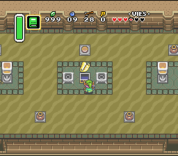 नक्शा Soluce de Zelda 3 a Link to the Past sur Super Nes : रेगिस्तान का महल (दूसरा पदक) (gba, Snes, super nintendo)