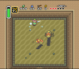 बॉस 'कई' है Soluce de Zelda 3 a Link to the Past sur Super Nes : रेगिस्तान का महल (दूसरा पदक) (gba, Snes, super nintendo)