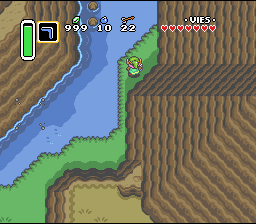 L'entrée de chez les Zoras Soluce de Zelda 3 a Link to the Past sur Super Nes : Vers la tour de la montagne (gba, Snes, super nintendo)