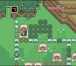 Retour dans les égouts sous le sanctuaire Soluce de Zelda 3 a Link to the Past sur Super Nes : Vers la tour de la montagne (gba, Snes, super nintendo)