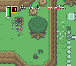 Un 1/4 de coeur en plus. Soluce de Zelda 3 a Link to the Past sur Super Nes : Vers la tour de la montagne (gba, Snes, super nintendo)