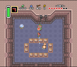 लिंक ने आदिवासियों से बुमेरांग चलाना सीखा Soluce de Zelda 3 a Link to the Past sur Super Nes : हेरा की मीनार (तीसरा पदक) (gba, Snes, super nintendo)