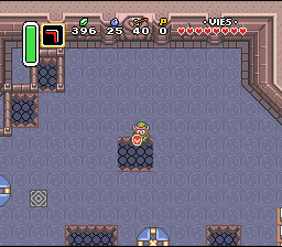 निश्चित रूप से वहाँ नीचे कुछ महत्वपूर्ण है। Soluce de Zelda 3 a Link to the Past sur Super Nes : हेरा की मीनार (तीसरा पदक) (gba, Snes, super nintendo)