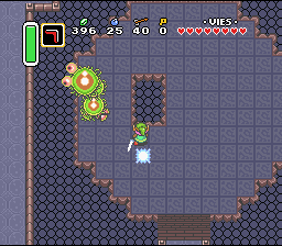 बॉस सिर्फ एक बड़ी इल्ली है Soluce de Zelda 3 a Link to the Past sur Super Nes : हेरा की मीनार (तीसरा पदक) (gba, Snes, super nintendo)
