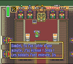 J'aime bien les gens qui attendent de vous avoir parlé pour mourir Soluce de Zelda 3 a Link to the Past sur Super Nes : Après le palais du 3ème médaillon (gba, Snes, super nintendo)