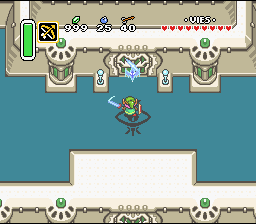Excalibur ne craint pas les barrières maléfiques. Soluce de Zelda 3 a Link to the Past sur Super Nes : Après le palais du 3ème médaillon (gba, Snes, super nintendo)